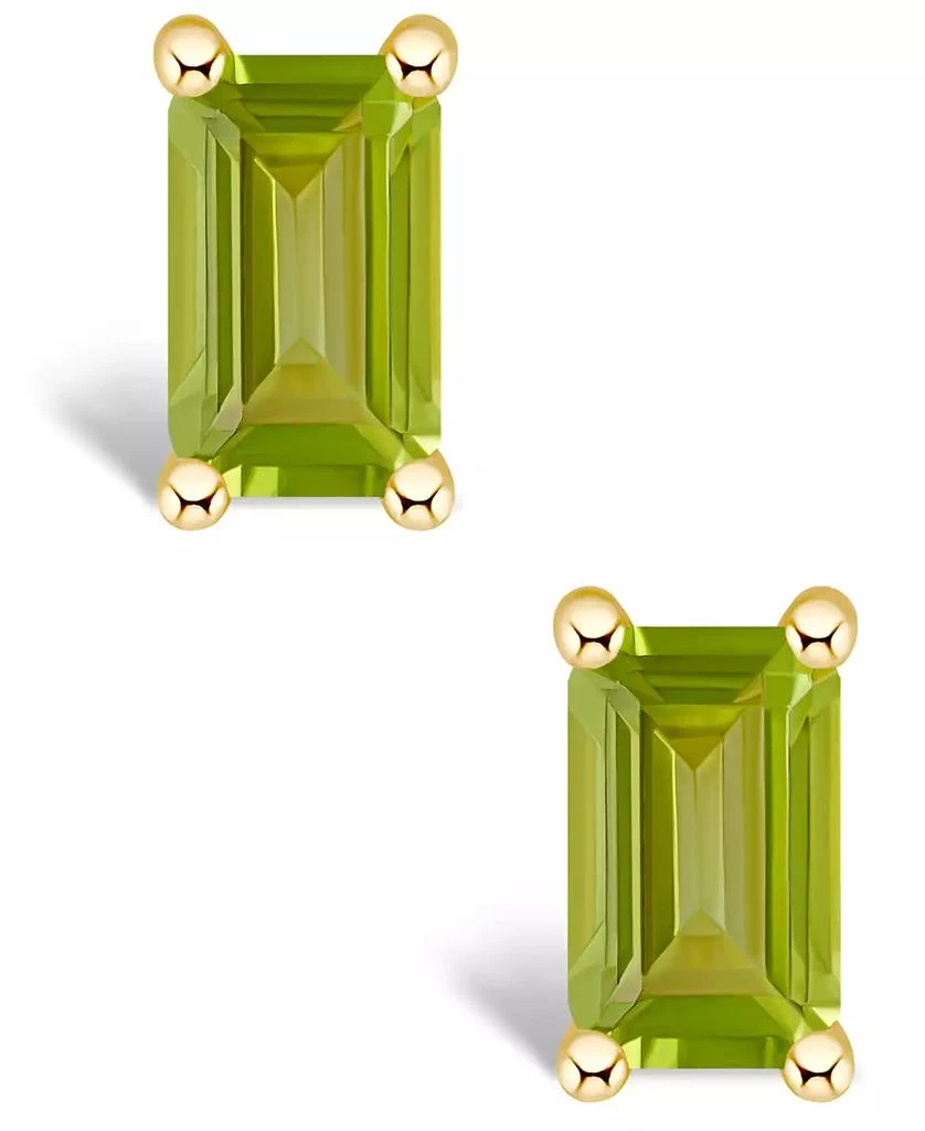 商品Macy's|Peridot (3/4 ct. t.w.) Stud Earrings in 14K White Gold or 14K Yellow Gold,价格¥1709,第3张图片详细描述