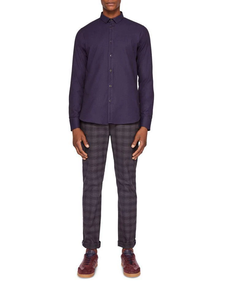 商品Ted Baker London|Luxem Regular Fit Textured Button-Down Shirt,价格¥800,第4张图片详细描述