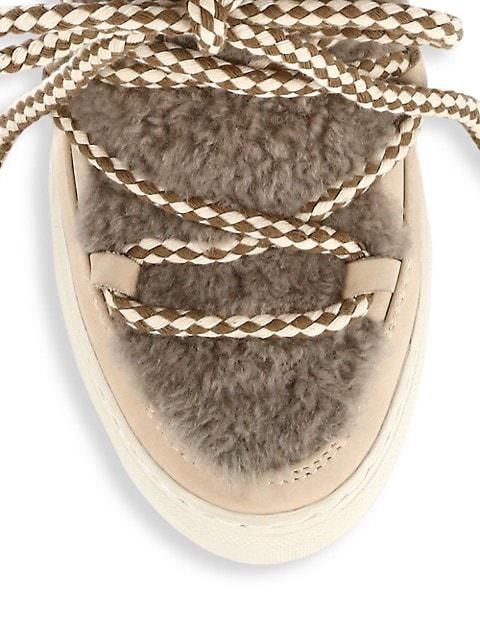 Curly Shearling Sneaker Boots商品第4张图片规格展示