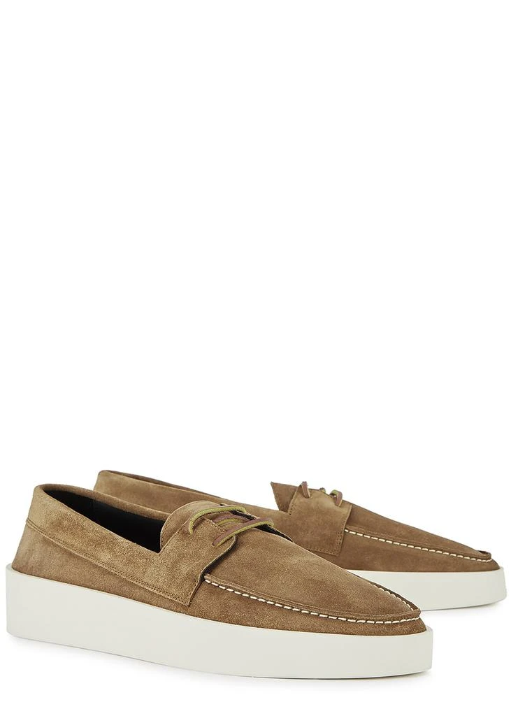 商品Fear of god|Brown suede boat shoes,价格¥6058,第2张图片详细描述