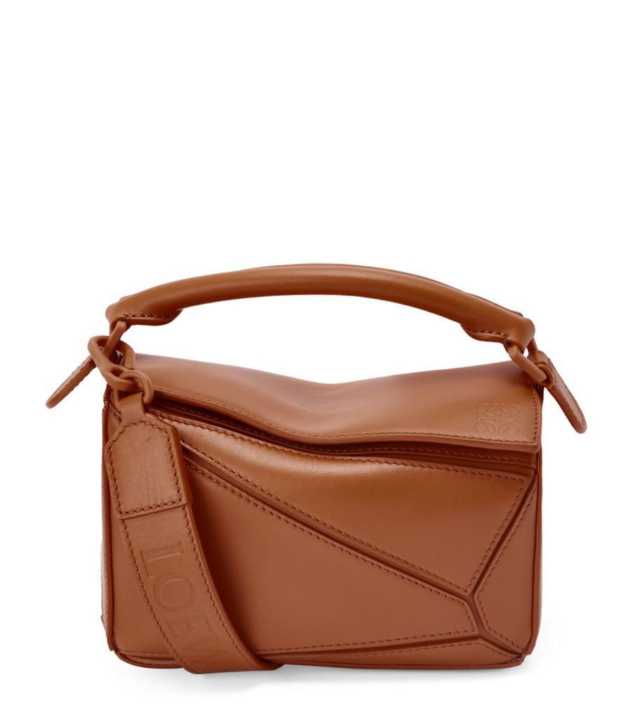 商品Loewe|Mini Leather Puzzle Top-Handle Bag,价格¥16721,第1张图片