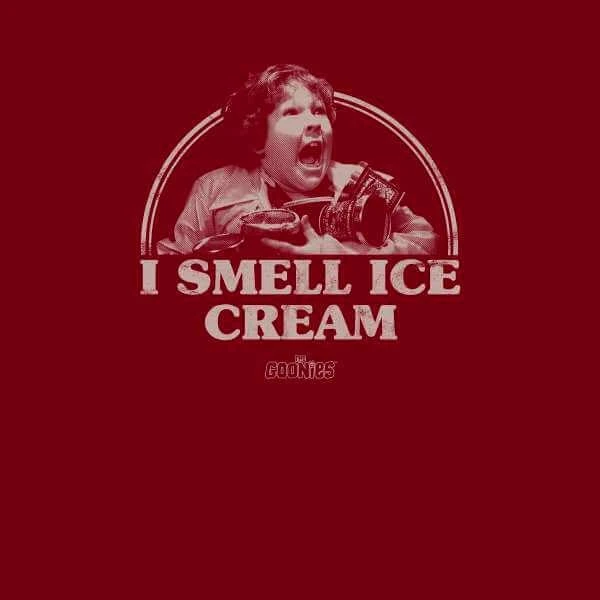 商品Original Hero|The Goonies I Smell Ice Cream Men's T-Shirt - Burgundy,价格¥170,第2张图片详细描述