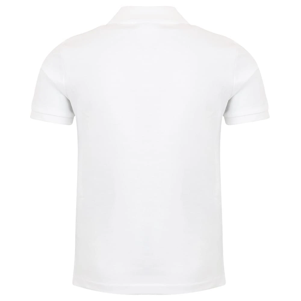 商品Hugo Boss|White Short Sleeve Gold Logo Polo Shirt,价格¥319,第3张图片详细描述