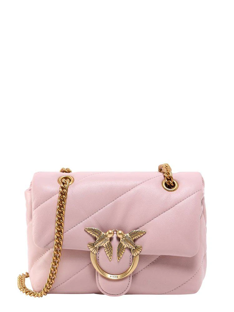 商品PINKO|Pinko Love Bird Quilted Mini Shoulder Bag,价格¥1797,第1张图片