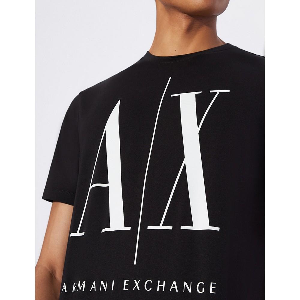 商品Armani Exchange|Men's Printed Icon Logo T-Shirt,价格¥369,第4张图片详细描述