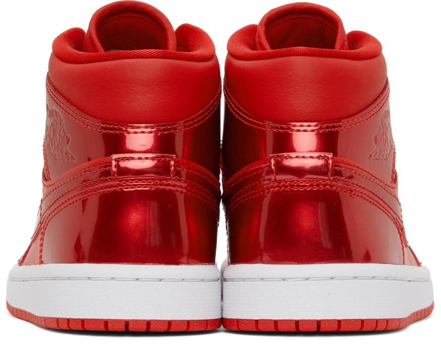 商品Jordan|Red Air Jordan 1 Mid Sneakers,价格¥849,第2张图片详细描述