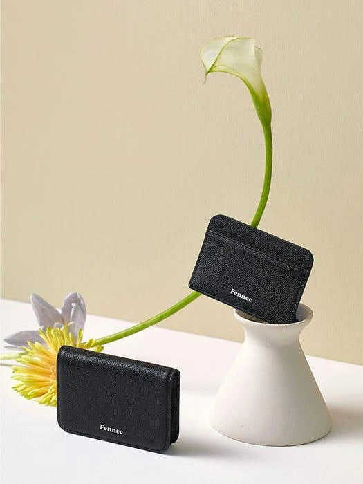 商品FENNEC|CAVI CARD POCKET WALLET - BLACK,价格¥393,第1张图片