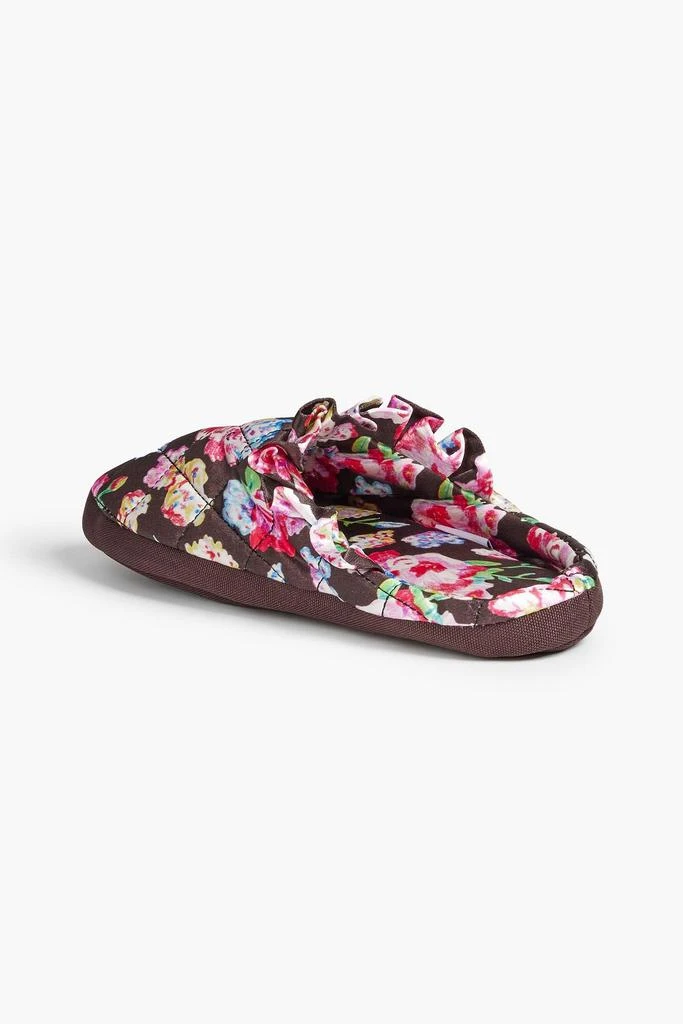 商品Ganni|Quilted printed satin slippers,价格¥181,第3张图片详细描述