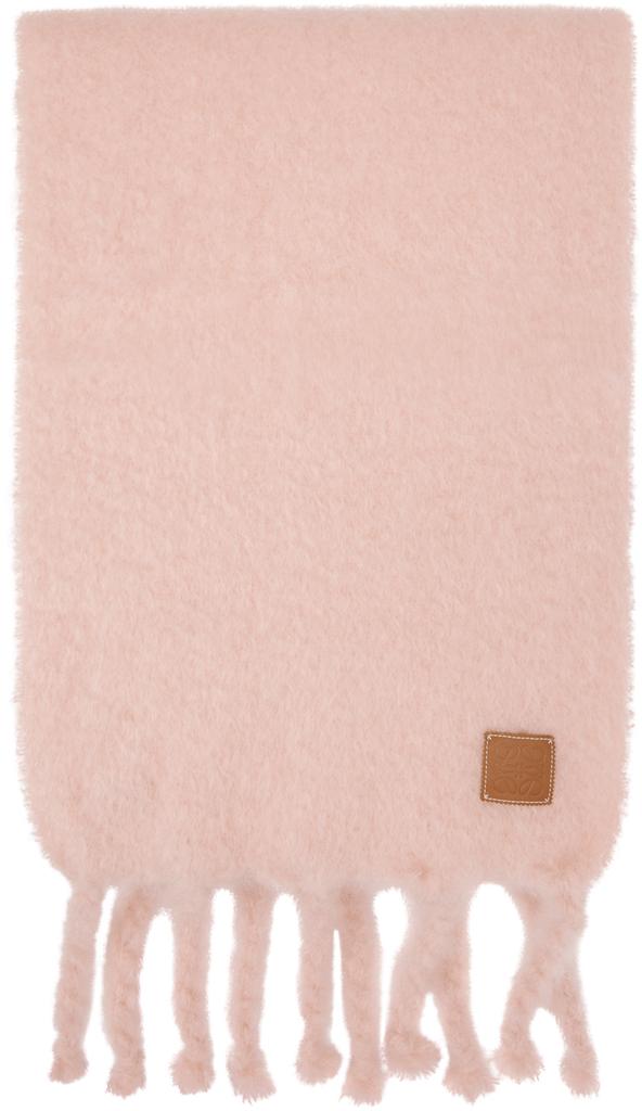 Pink Mohair Scarf商品第1张图片规格展示