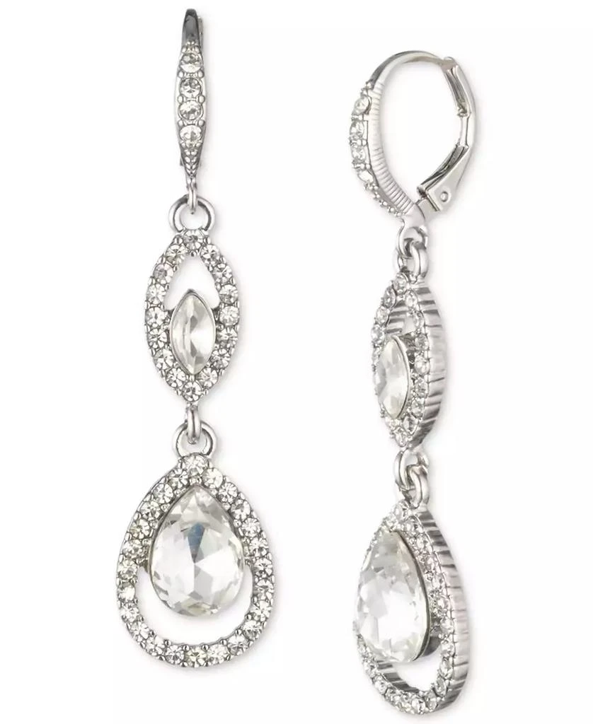 商品Givenchy|Pavé Crystal Orb Double Drop Earrings,价格¥367,第1张图片