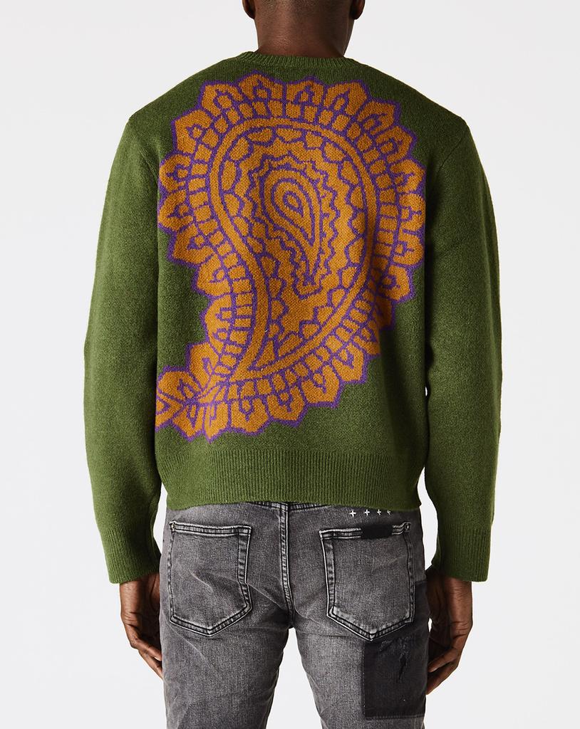 STUSSY]Paisley Sweater 45% 晴纶, 38% 尼龙, 10% 羊毛, 4% 弹性纤维