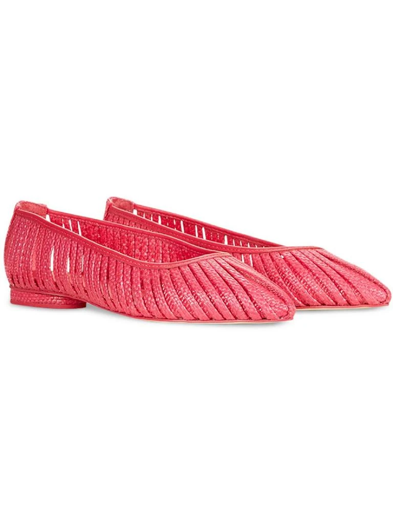 商品Cult Gaia|Leena Womens Huarache Slip-On Ballet Flats,价格¥474,第1张图片