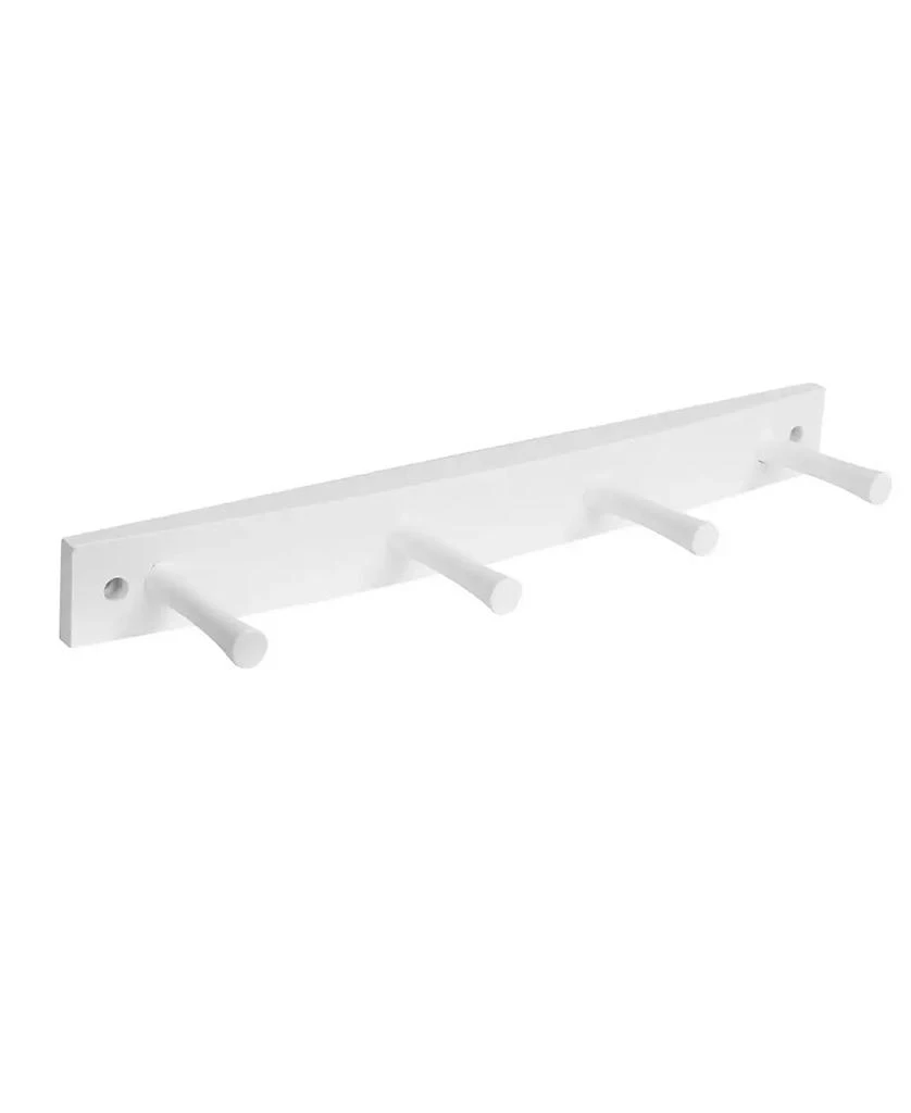 商品Spectrum|Diversified Wall-Mounted 4 Peg Wood Hook Rack,价格¥142,第2张图片详细描述