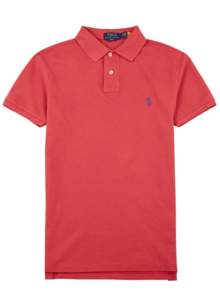 商品Ralph Lauren|Red logo piqué cotton polo shirt,价格¥334,第1张图片