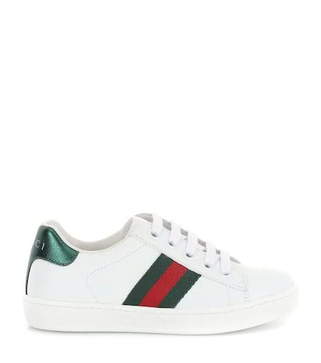 商品Gucci|Ace leather sneakers,价格¥3018,第4张图片详细描述