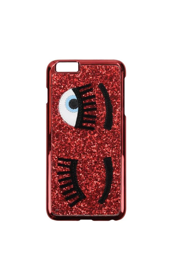 商品Chiara Ferragni|iPhone cover iphone 6 plus / 6s plus Polyurethane Red,价格¥314,第1张图片