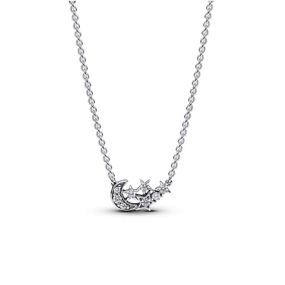 商品PANDORA|Sparkling Moon Star Necklace and Matching Stud Earrings Gift Set,价格¥704,第4张图片详细描述