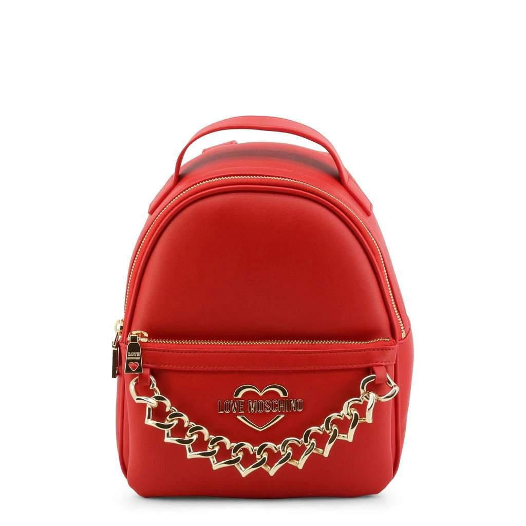 商品Moschino|Love Moschino logo-plaque Chain Rucksack,价格¥981,第3张图片详细描述