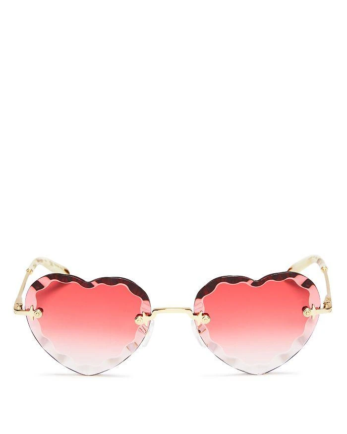 商品Chloé|Women's Rosie Heart 墨镜, 55mm,价格¥3139,第1张图片