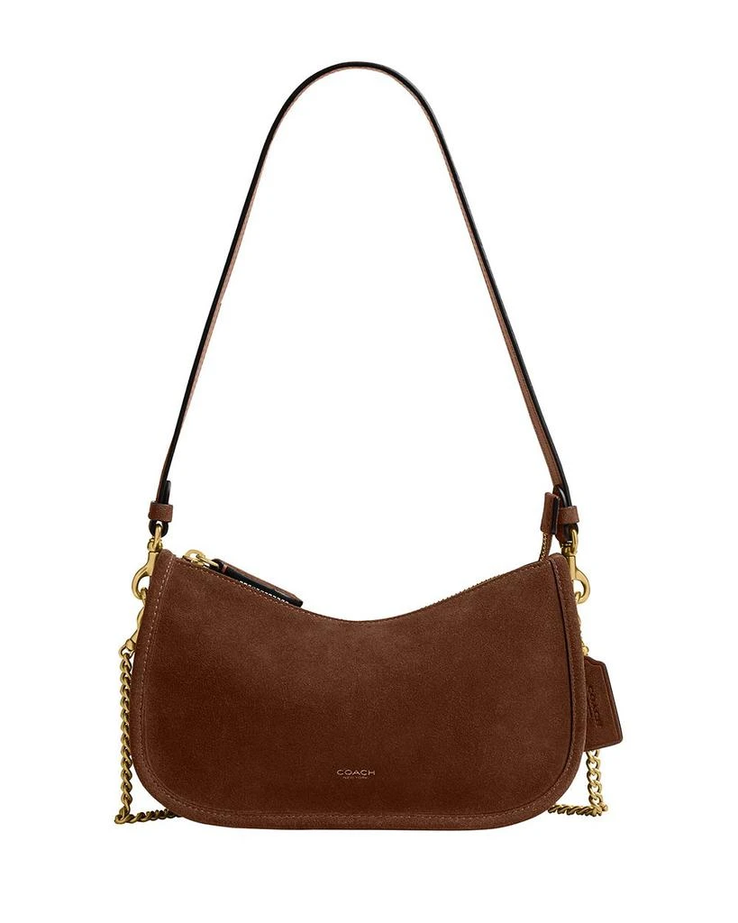 商品Coach|Suede Waverly Bag,价格¥1648,第1张图片