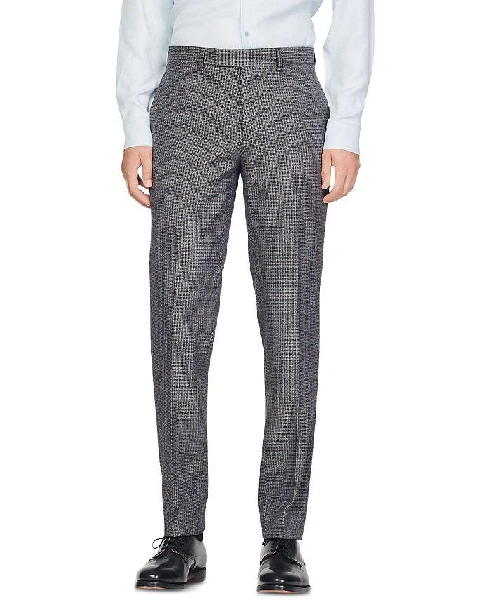 商品Sandro|Formal Houndstooth Classic Fit Suit Pants,价格¥1428,第1张图片