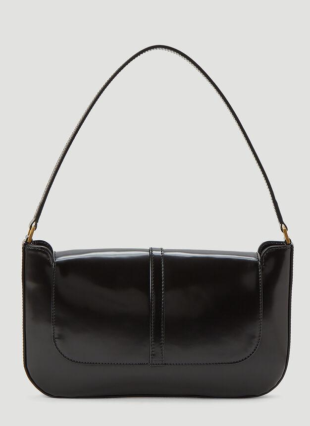 Miranda Semi-Patent Shoulder Bag in Black商品第4张图片规格展示