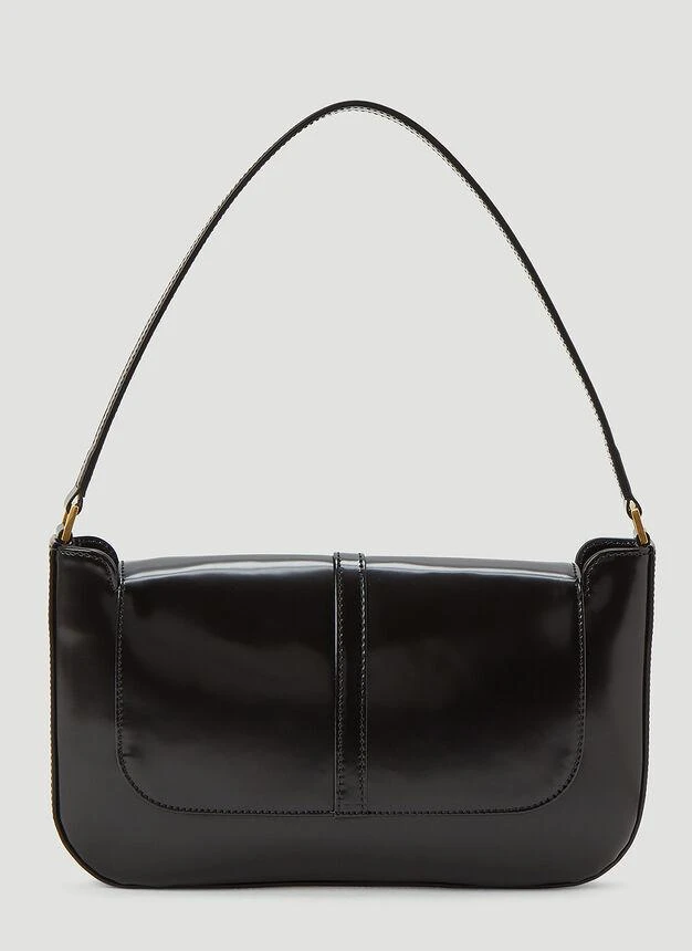 商品by FAR|Miranda Semi-Patent Shoulder Bag in Black,价格¥3147,第4张图片详细描述