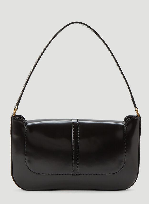 商品by FAR|Miranda Semi-Patent Shoulder Bag in Black,价格¥2731,第6张图片详细描述