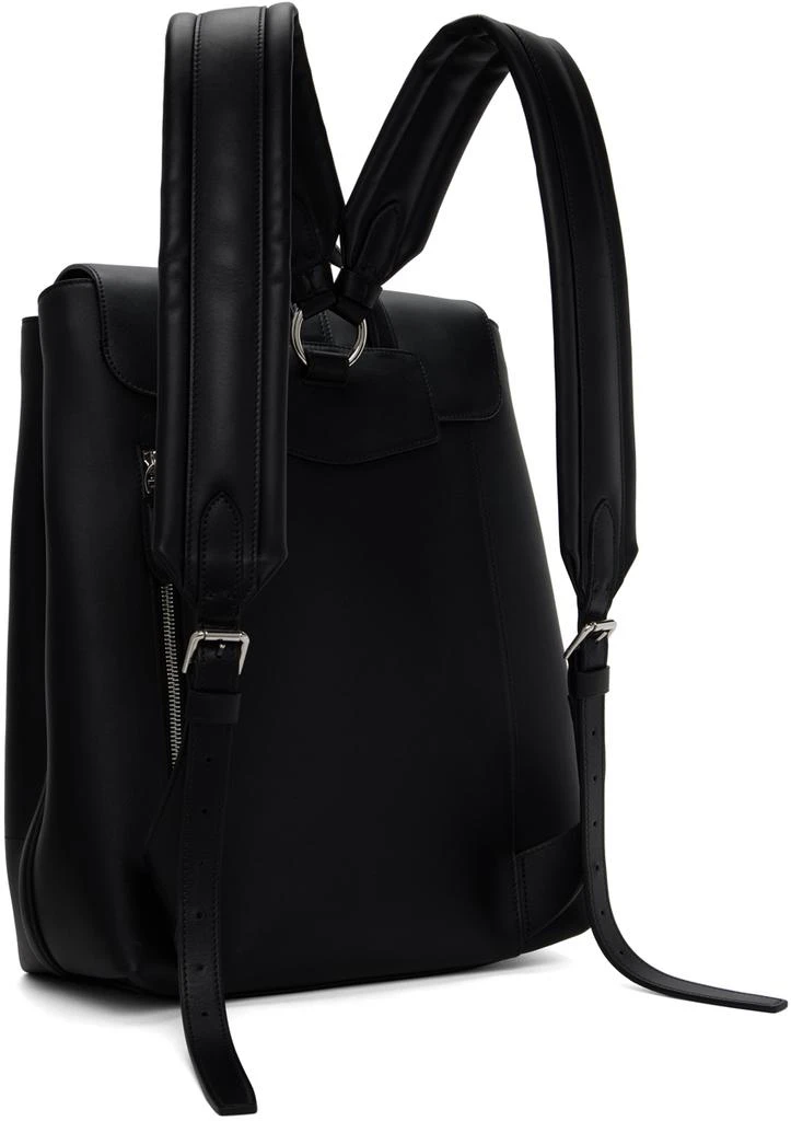 商品Ralph Lauren|Black Leather Backpack,价格¥11903,第3张图片详细描述