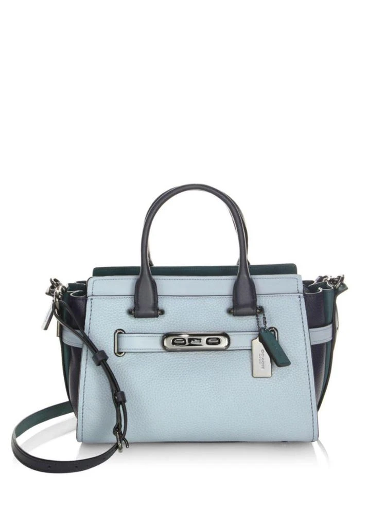 商品Coach|Two-Tone 真皮手提包,价格¥1336,第1张图片
