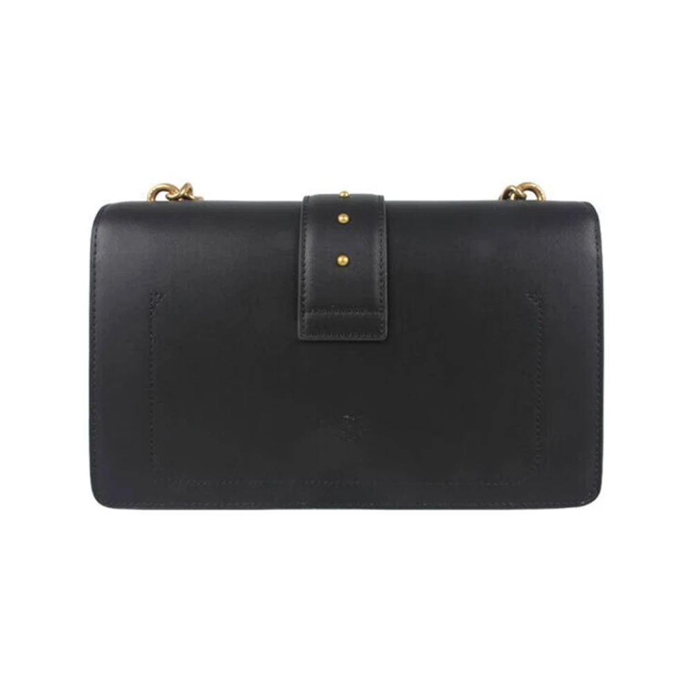 PINKO 女士黑色皮革单肩斜挎包 1P22JG-Y7SPZ99Q 商品