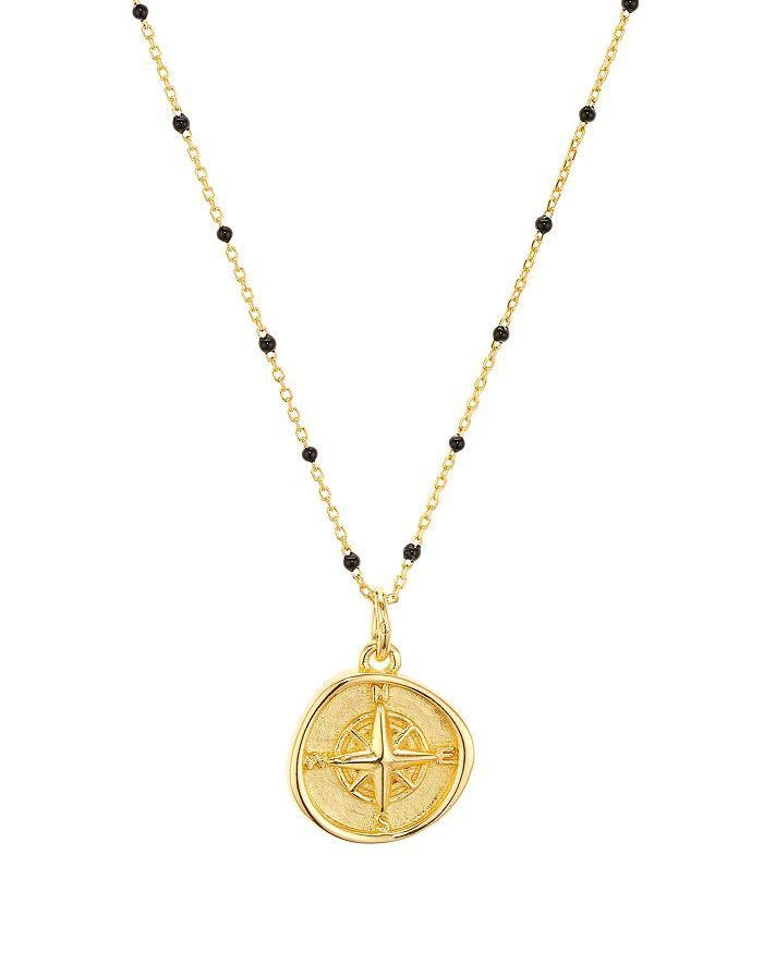 商品Argento Vivo|North Star Pendant Necklace in 18K Gold-Plated Sterling Silver, 16"-18",价格¥515,第1张图片详细描述