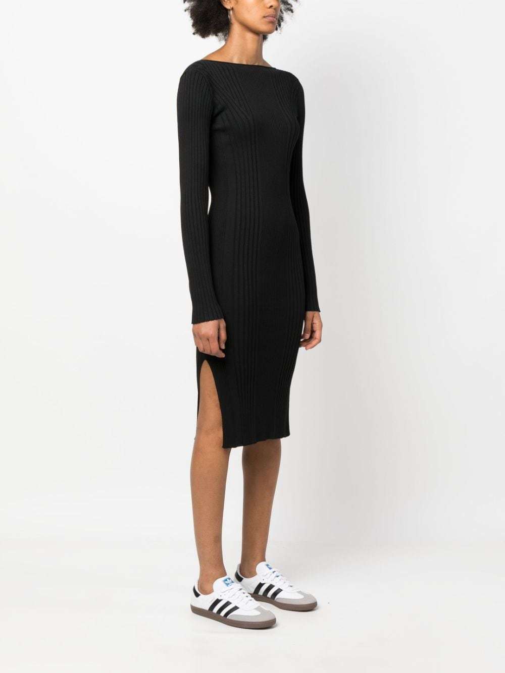 商品Calvin Klein|Calvin Klein 女士连衣裙 K20K205753BEH 黑色,价格¥1731,第3张图片详细描述