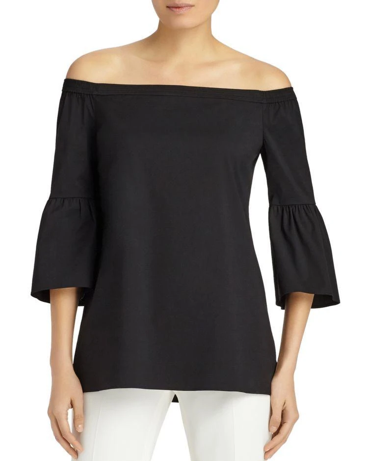 商品Lafayette 148 New York|Rosario Off-the-Shoulder Blouse,价格¥2614,第1张图片