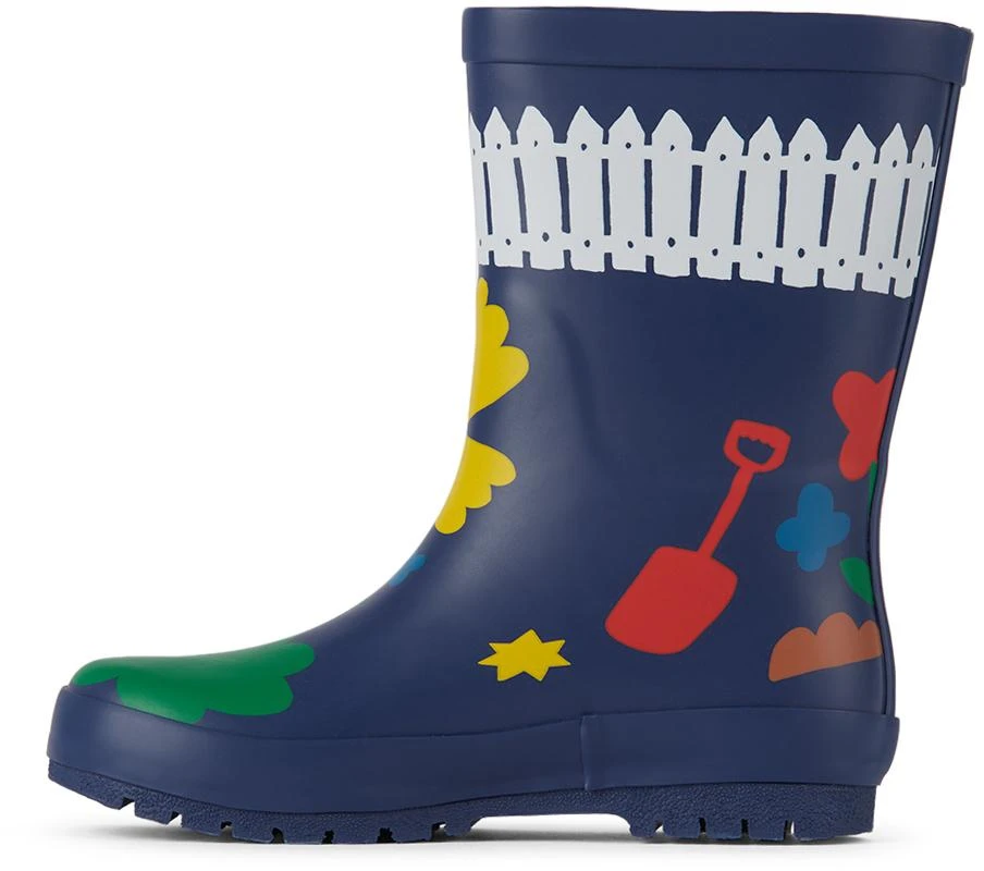 商品Stella McCartney|Kids Navy Gardening Waterproof Rain Boots,价格¥456,第3张图片详细描述