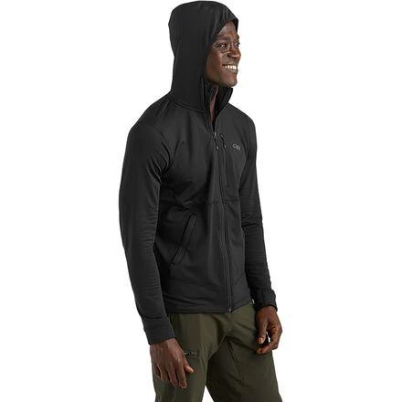 商品Outdoor Research|Vigor Full-Zip Hooded Jacket - Men's,价格¥481,第3张图片详细描述