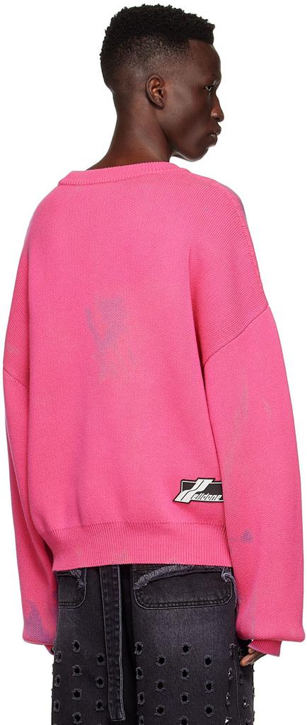 Pink Cotton Sweater商品第3张图片规格展示