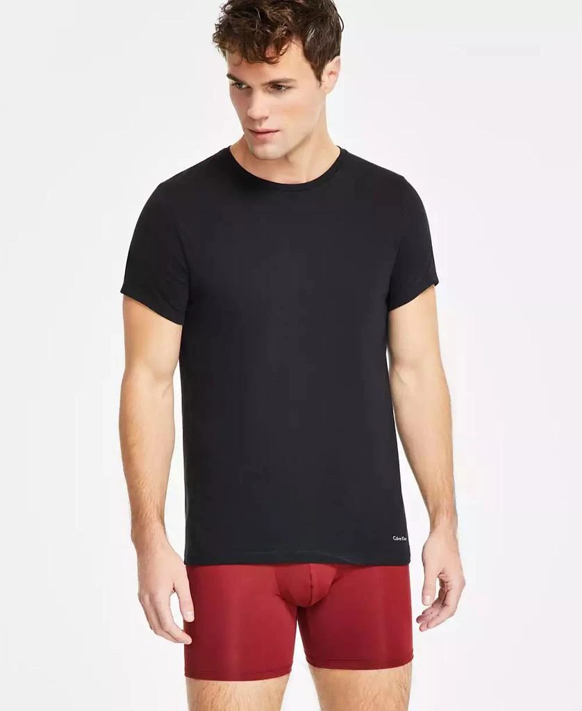 商品Calvin Klein|男士 5件装棉质经典圆领汗衫,价格¥519,第5张图片详细描述