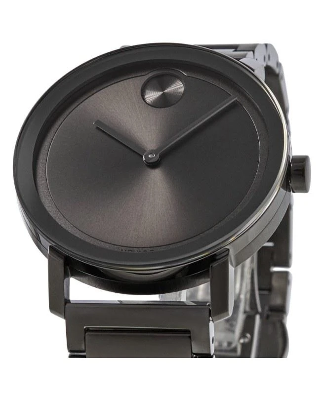 商品Movado|Movado Bold Gunmetal Ion-plated Men's Watch 3600509,价格¥3855,第2张图片详细描述