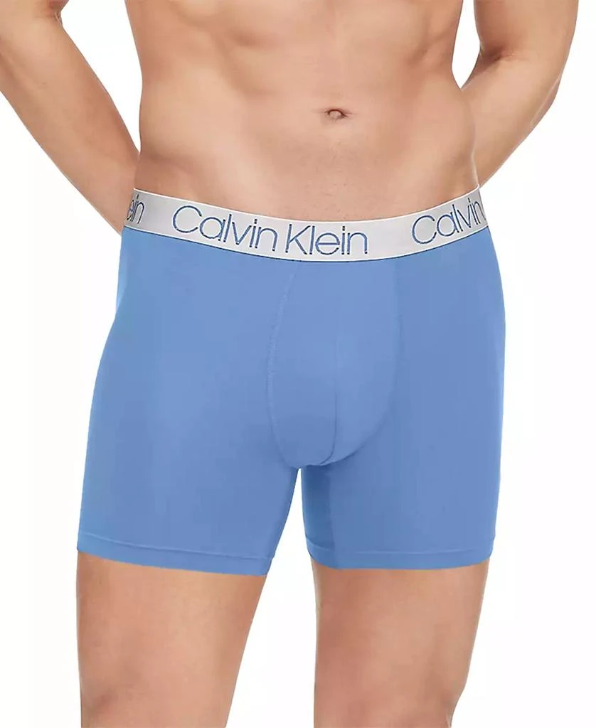 商品Calvin Klein|Men's 3-Pack Chromatic Microfiber Boxer Brief Underwear,价格¥185,第5张图片详细描述
