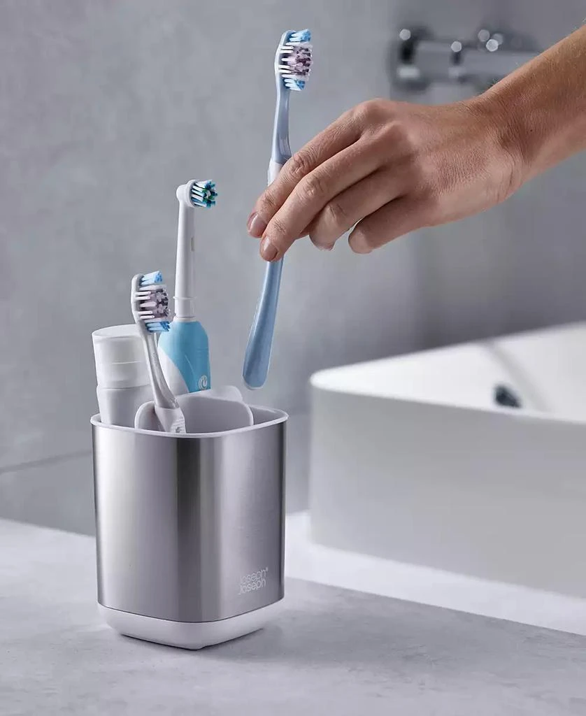 EasyStore™ Steel Toothbrush Caddy 商品