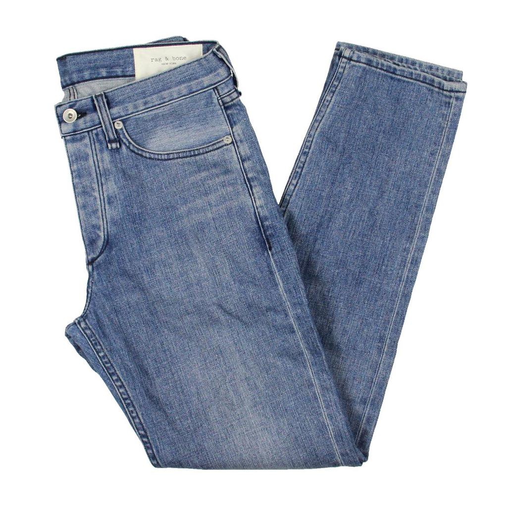 Rag & Bone Mens Fit 2 Mid Rise Cotton Stretch Slim Jeans商品第1张图片规格展示