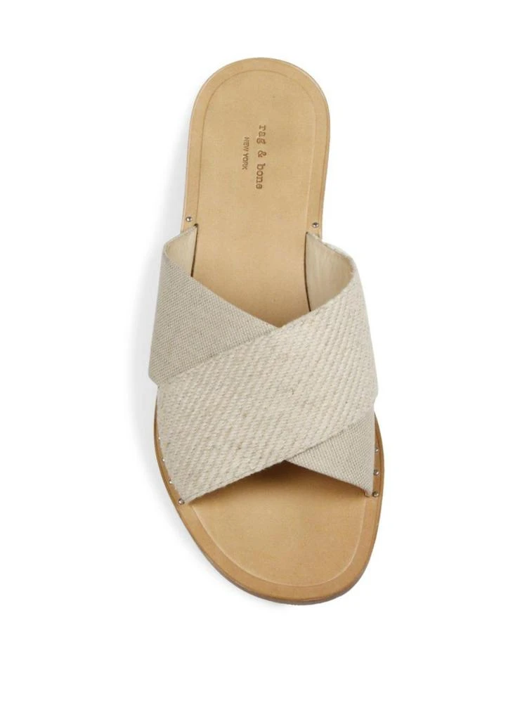 商品Rag & Bone|Keaton Crisscross Web Slides,价格¥750,第4张图片详细描述