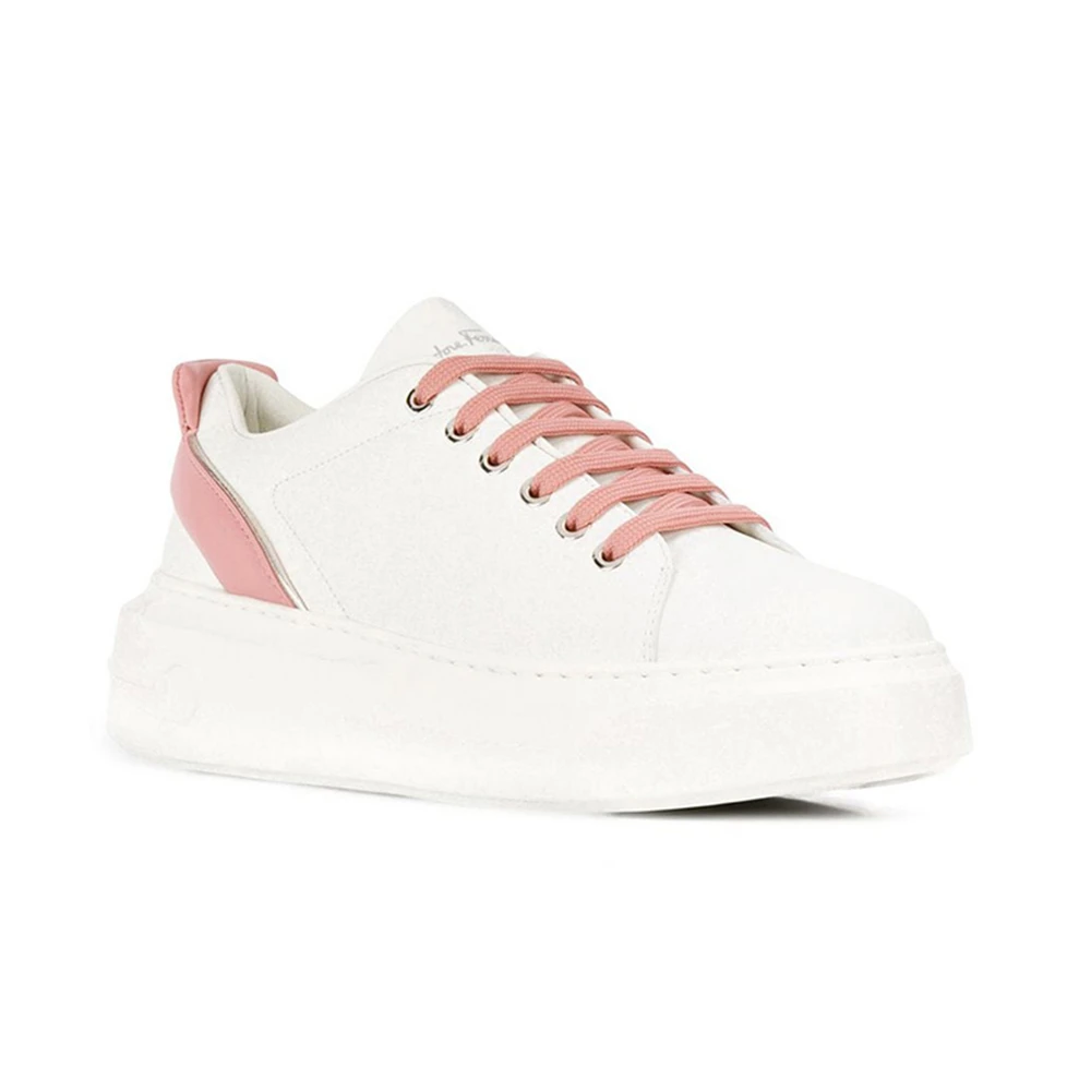 Salvatore Ferragamo 菲拉格慕 女士白色小牛皮休闲板鞋 03-5617-726196 商品