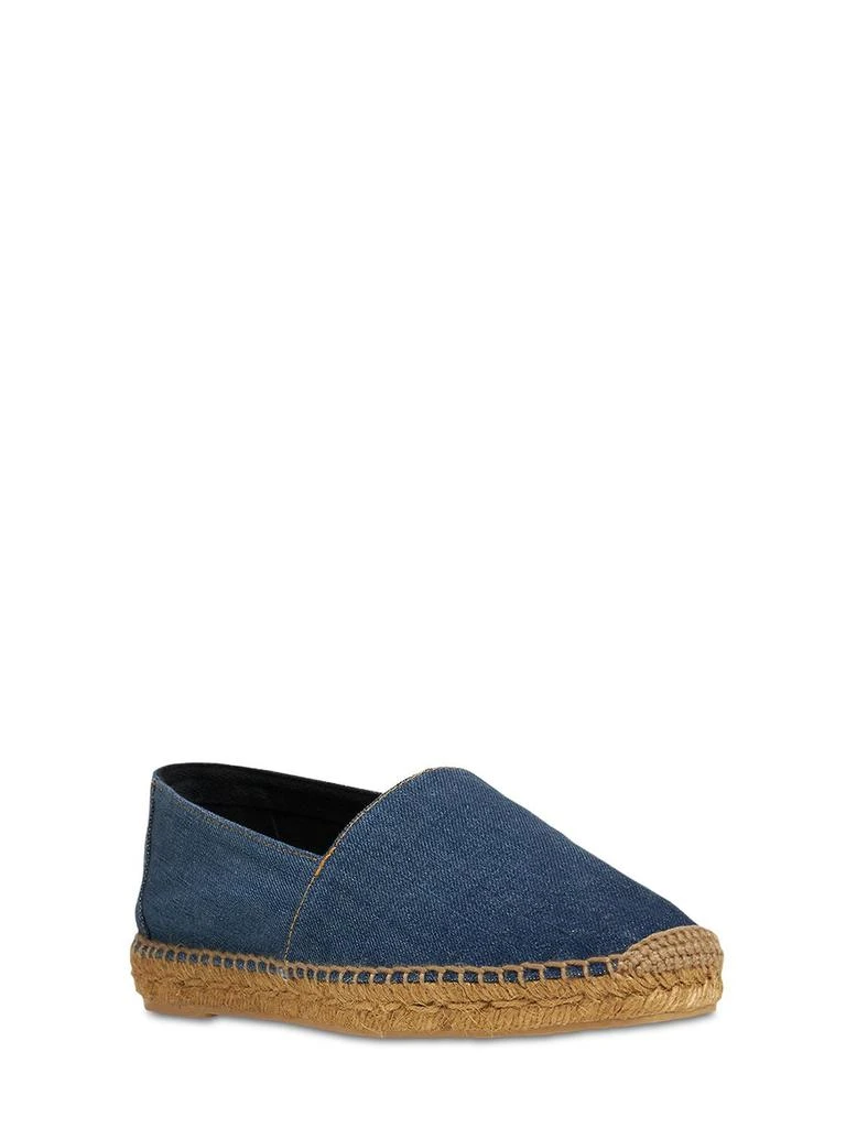 商品Yves Saint Laurent|Ysl Embroidered Denim Espadrilles,价格¥4977,第2张图片详细描述