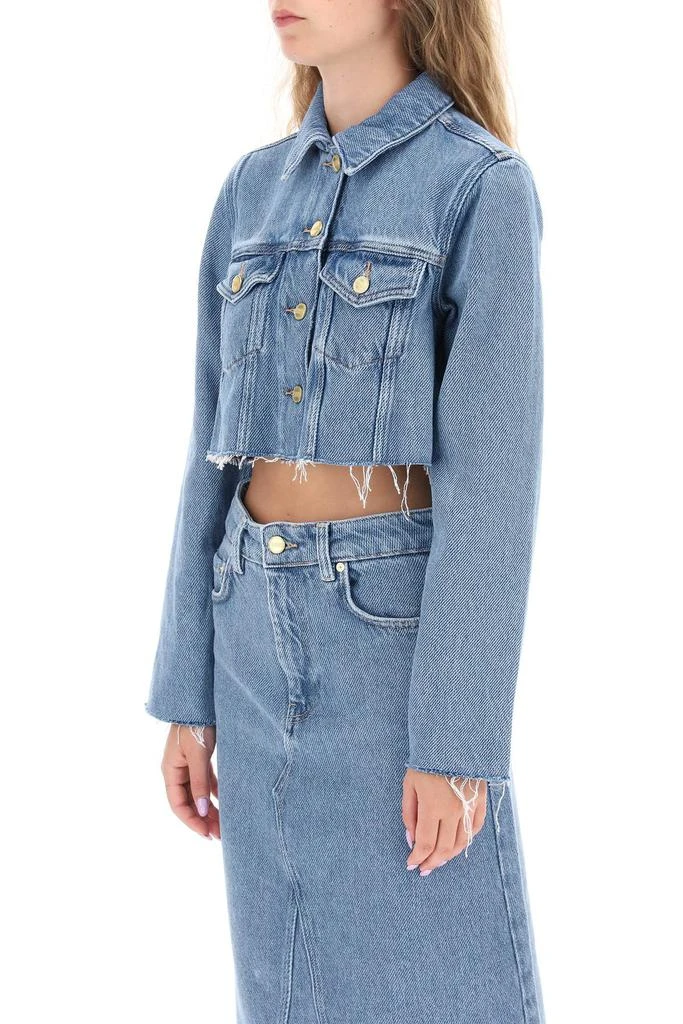 商品Ganni|Ganni cropped denim jacket,价格¥1135,第4张图片详细描述