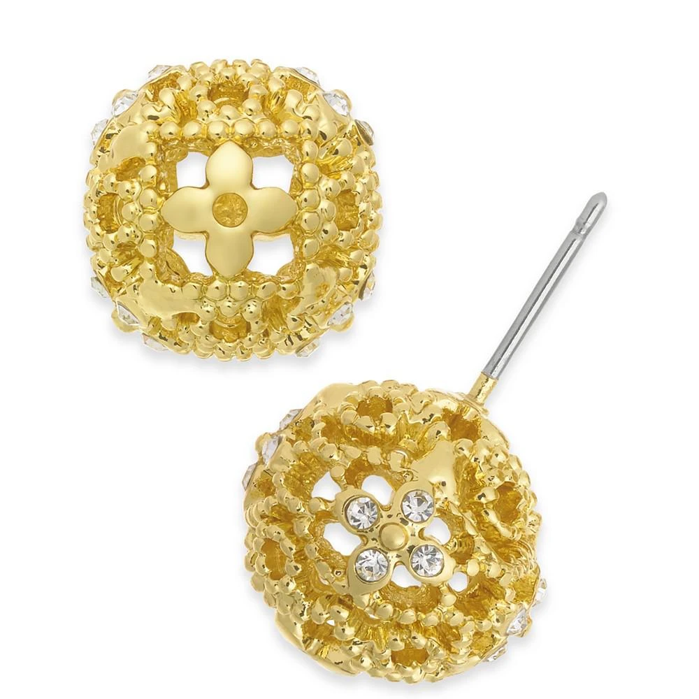 商品Charter Club|Crystal Filigree Stud Earrings, Created for Macy's,价格¥44,第1张图片