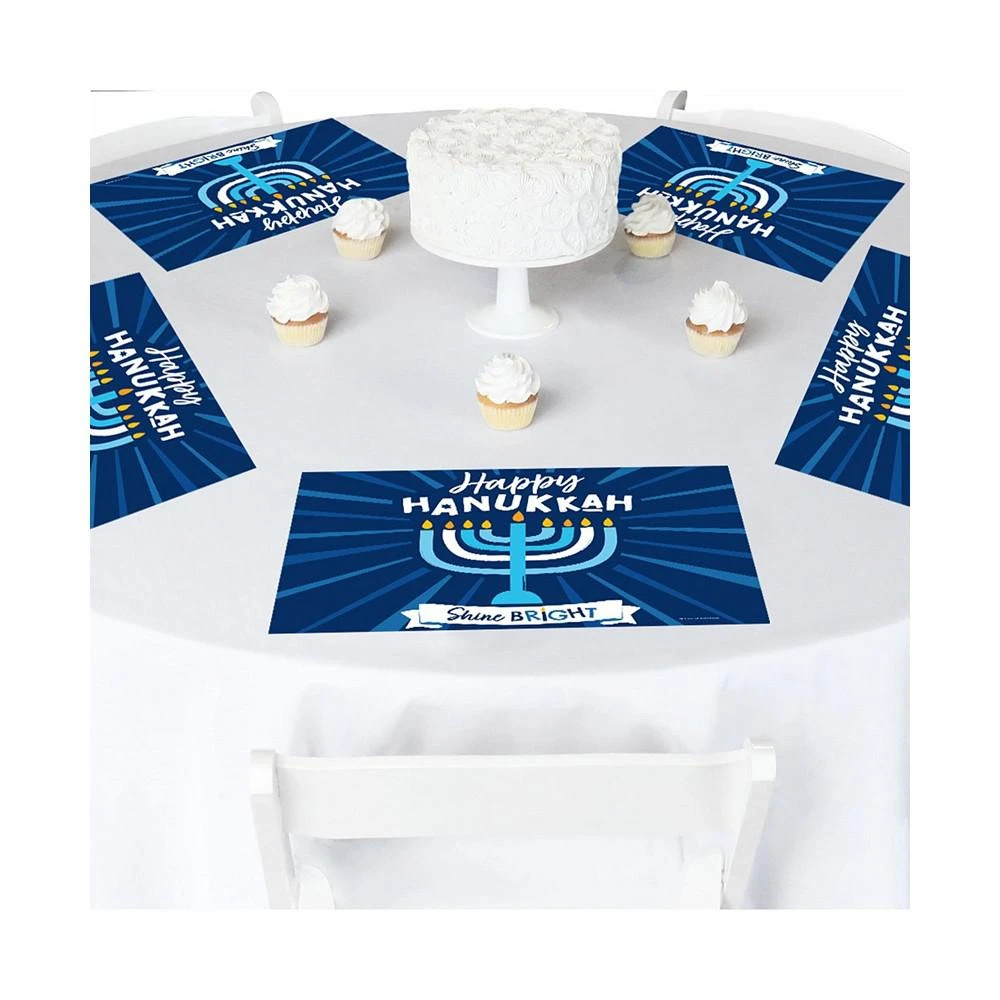 商品Big Dot of Happiness|Hanukkah Menorah Chanukah Holiday Party Coloring Sheets Activity Placemats 16 Ct,价格¥157,第2张图片详细描述