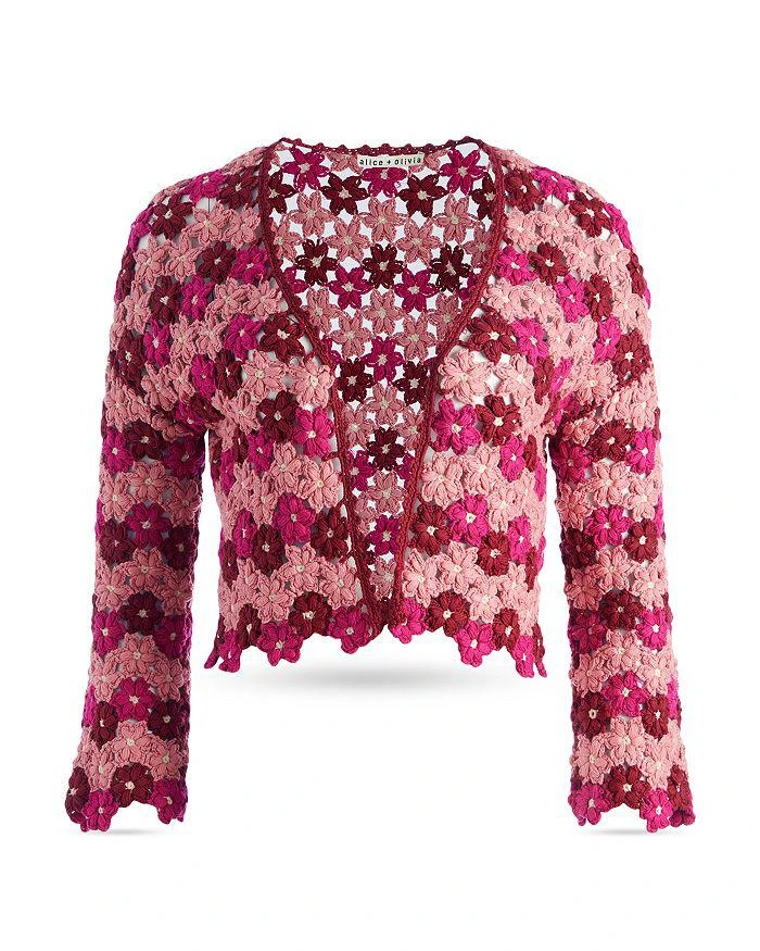 Anderson Crochet Flower Cropped Cardigan 商品