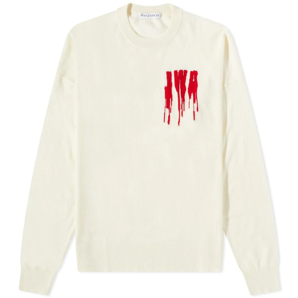 商品JW Anderson|JW Anderson JWA Slime Crewneck Knit,价格¥1591,第1张图片